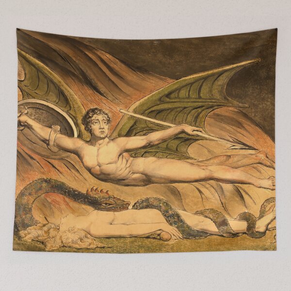 Item preview, Satan Exulting over Eve by William Blake (1795) designed and sold by allhistory.