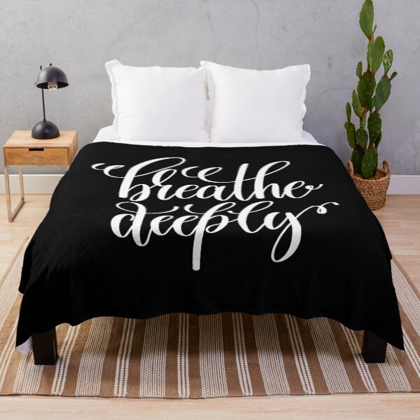 Item preview, Breathe Deeply Inspirational Quotes designed and sold by ProjectX23.