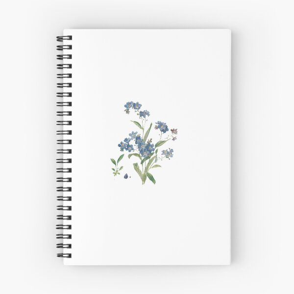 Item preview, blue flowers designed and sold by rebeccaxlewis.