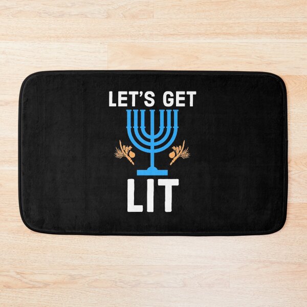Item preview, Let's Get Lit - Funny Jewish Hannukah Gift  designed and sold by Sutra-Lotus-Co.