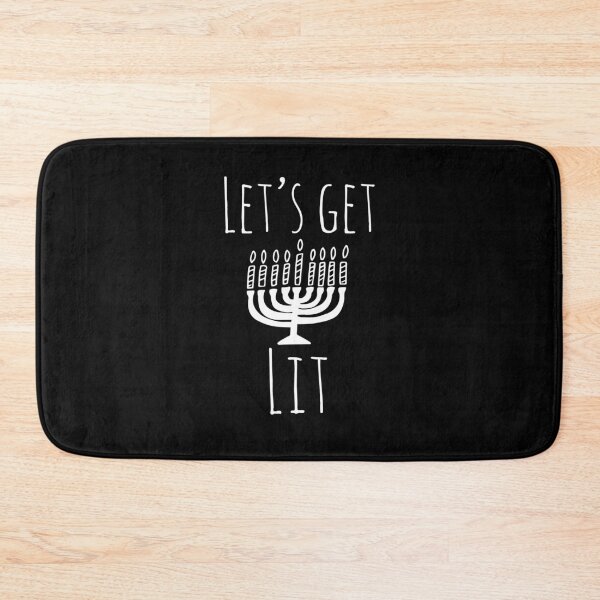 Item preview, Let's Get Lit - Funny Jewish Hannukah Gift  designed and sold by Sutra-Lotus-Co.