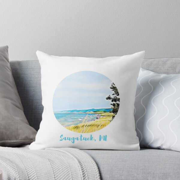 Item preview, Saugatuck, MI Oval Beach Cartoonized designed and sold by sydniekaye.