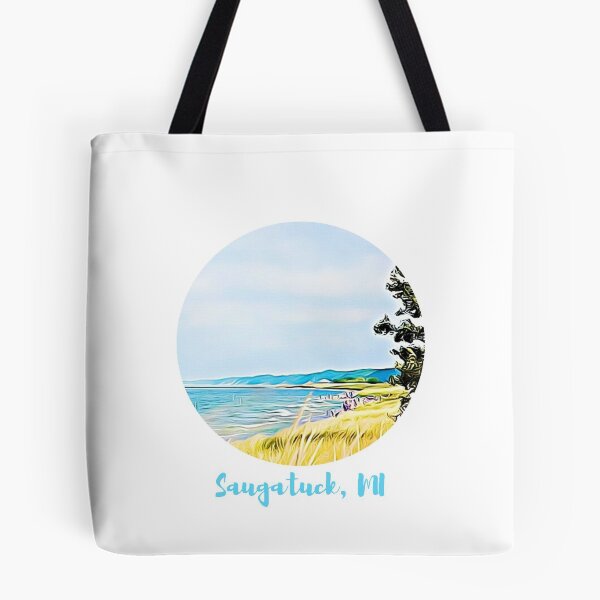Item preview, Saugatuck, MI Oval Beach Cartoonized designed and sold by sydniekaye.
