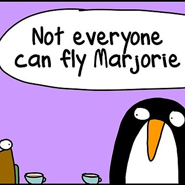 Artwork thumbnail, Not everyone can fly Marjorie by firstdog