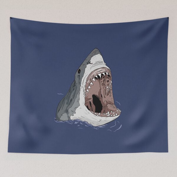 Item preview, Great White Shark designed and sold by blacksnowcomics.