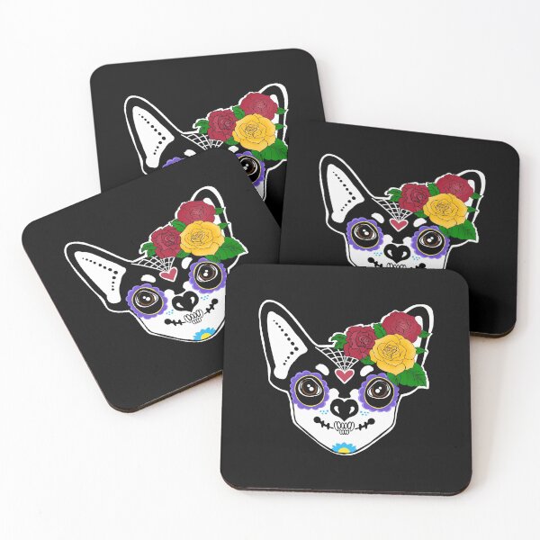 Item preview, Day of Dead Sugar Skull Chihuahua designed and sold by SusanaDesigns.