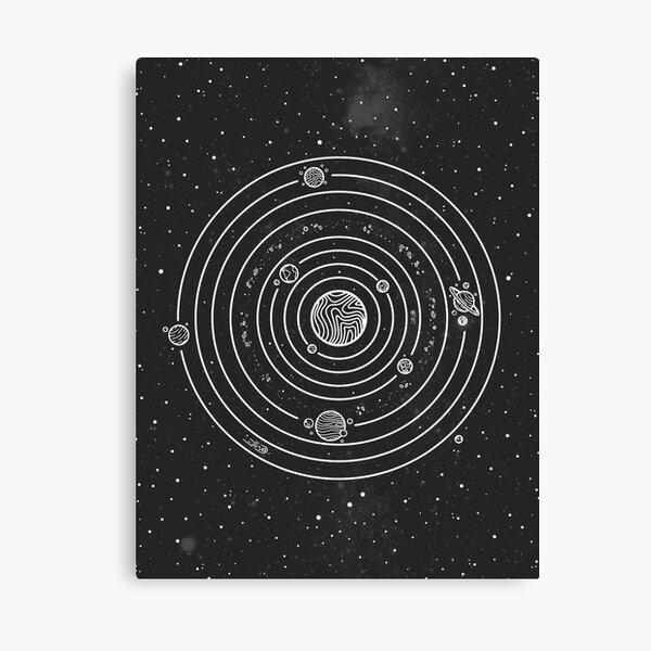 Solar System Canvas Print