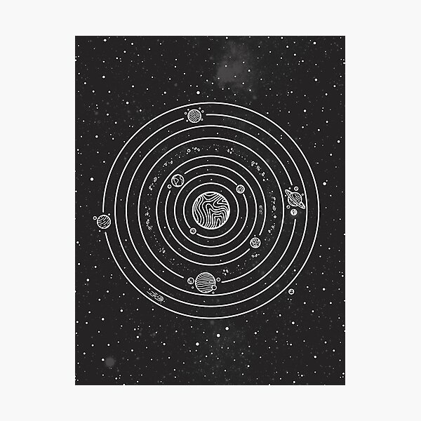 Solar System Photographic Print