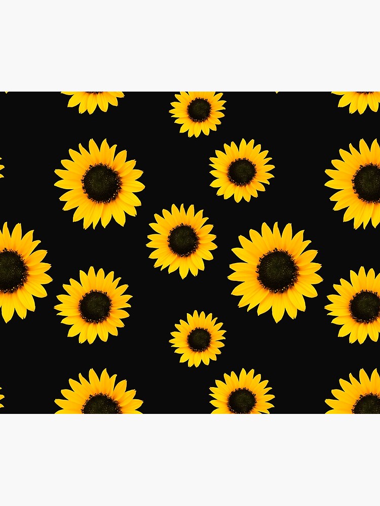 Sunflower floral Fanny Pack, Yellow Black Flower Pattern Boho Women Wa –  Starcove Fashion