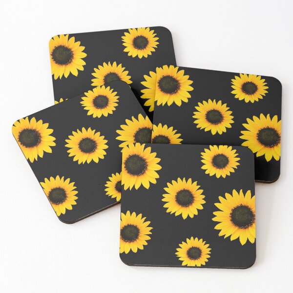 Item preview, Sunflower Pattern - Black designed and sold by bohoDecor.