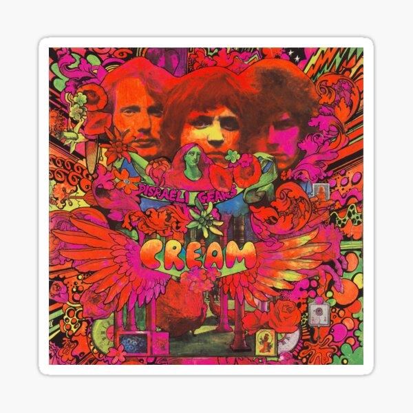 Disraeli Gears Sticker By TheDreadfulZero Redbubble   St,small,507x507 Pad,600x600,f8f8f8 