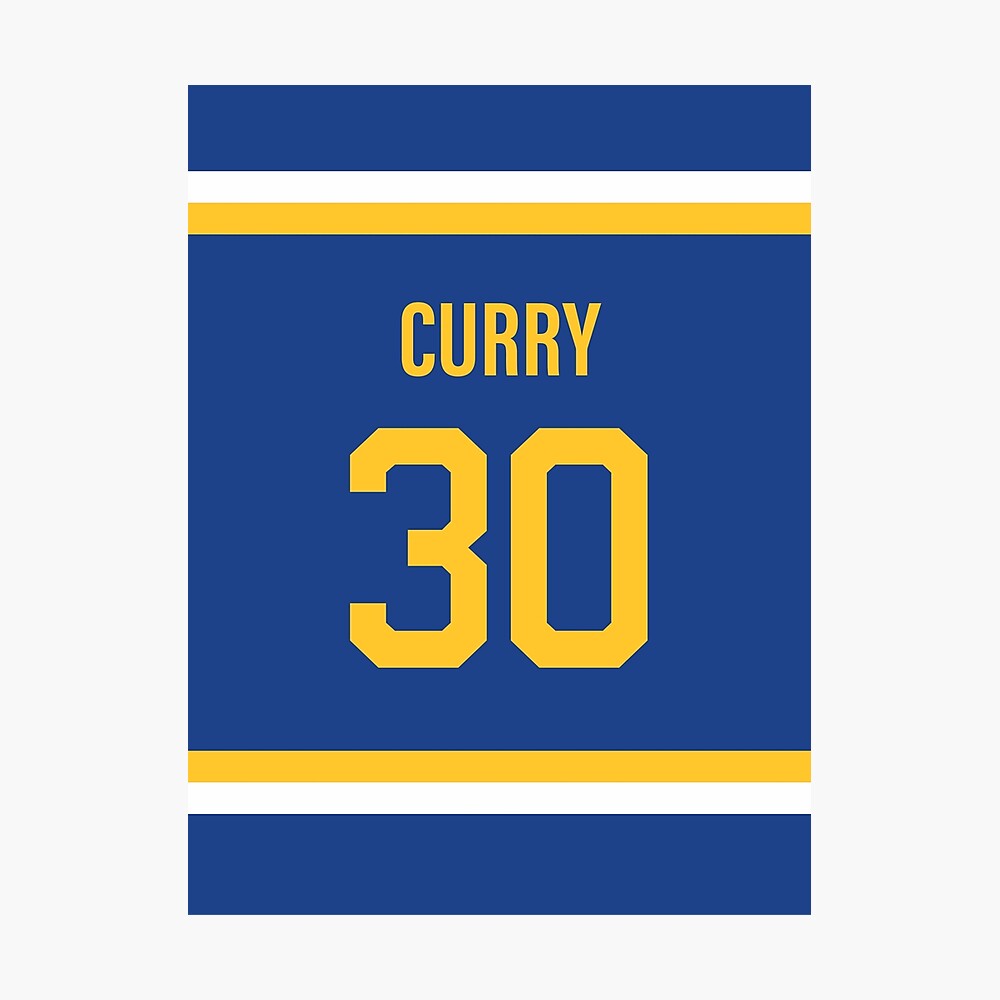 Stephen Curry Jersey Poster for Sale by ChristiaWeidema