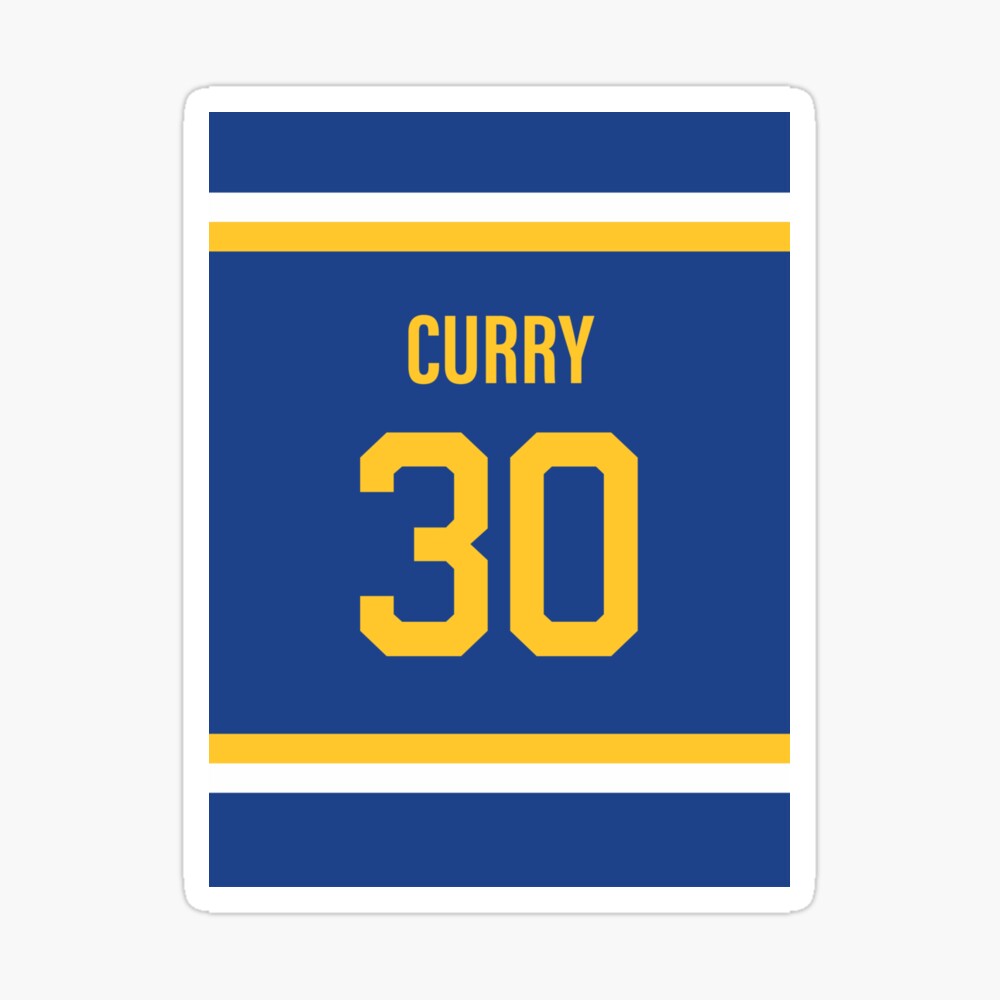 Steph Curry Jersey - Steph Curry - Posters and Art Prints