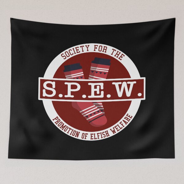 Item preview, S.P.E.W. Society For The Promotion Of Elfish Welfare Dobby Sock Socks designed and sold by M3G4MERCH.