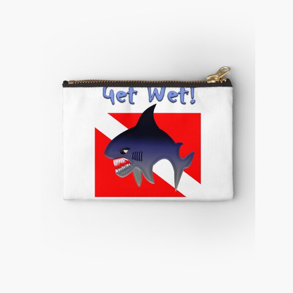Artikelvorschau, Tauchen Shark Dive Flag Get Wet entworfen und verkauft von SumoShark.