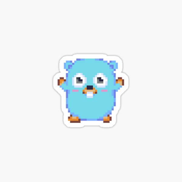 Item preview, Golang gopher 8bit designed and sold by leesander.