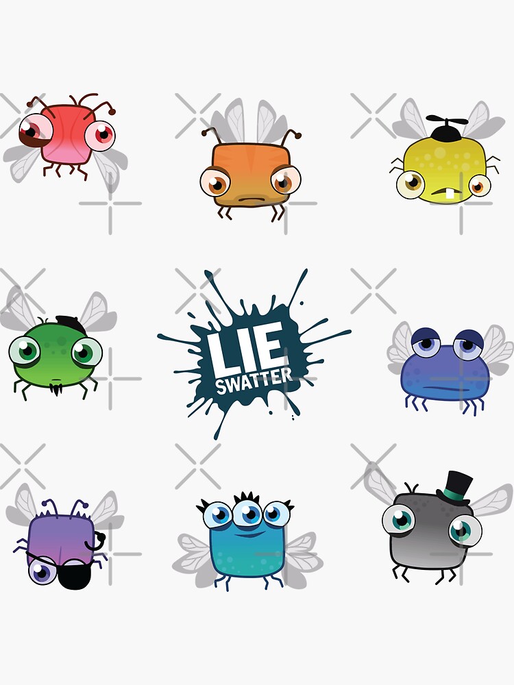 "Jackbox Party Lie Swatter" Sticker for Sale by Soudam Redbubble