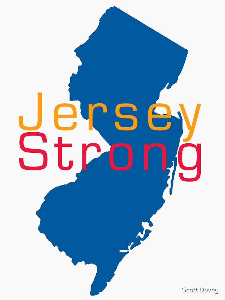 Jersey Strong Essential T-Shirt for Sale by Scott Dovey
