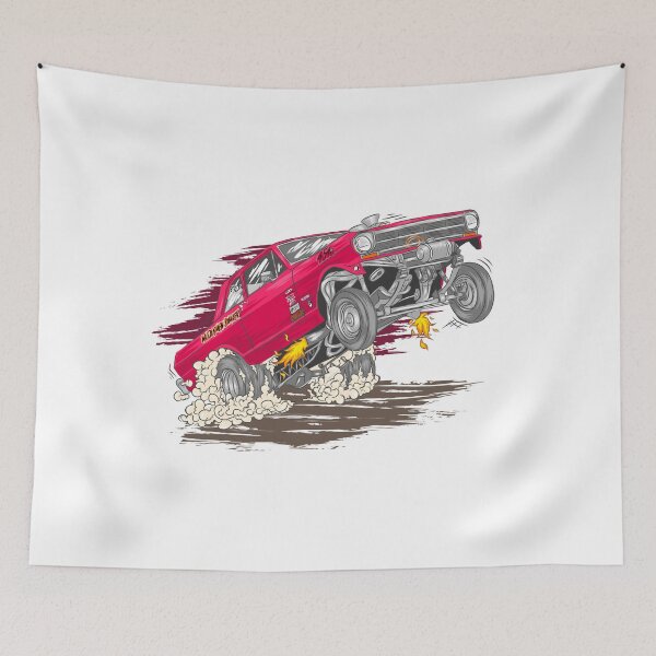 Item preview, Red Chevy gasser designed and sold by Mblx.