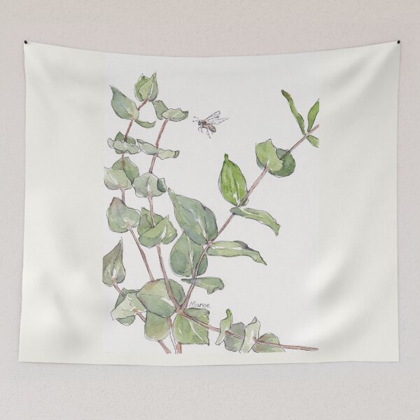 Item preview, Gums and bees - Botanical illustration designed and sold by Maree Clarkson .