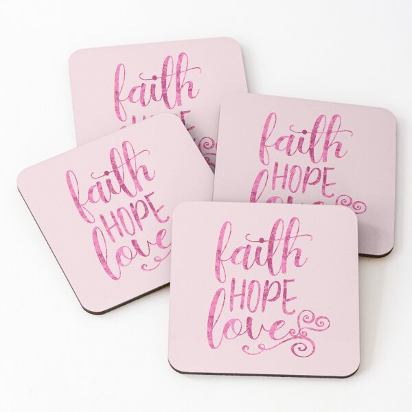 Item preview, Red Vintage Faith Hope Love designed and sold by Bravenity.