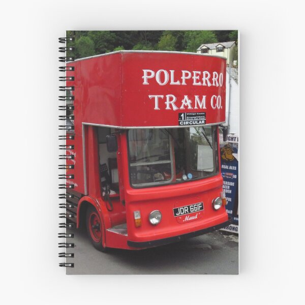 Item preview, Red Tram at Polperro, Cornwall designed and sold by wiggyofipswich.