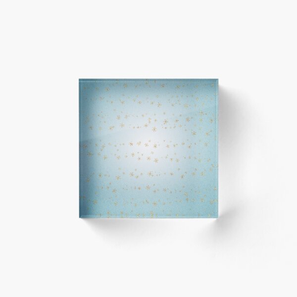 Item preview, Golden Stars on Baby Blue Background designed and sold by BloomCatB.