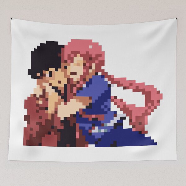 Item preview, Mirai Nikki - 8bit hug designed and sold by iamnikki.