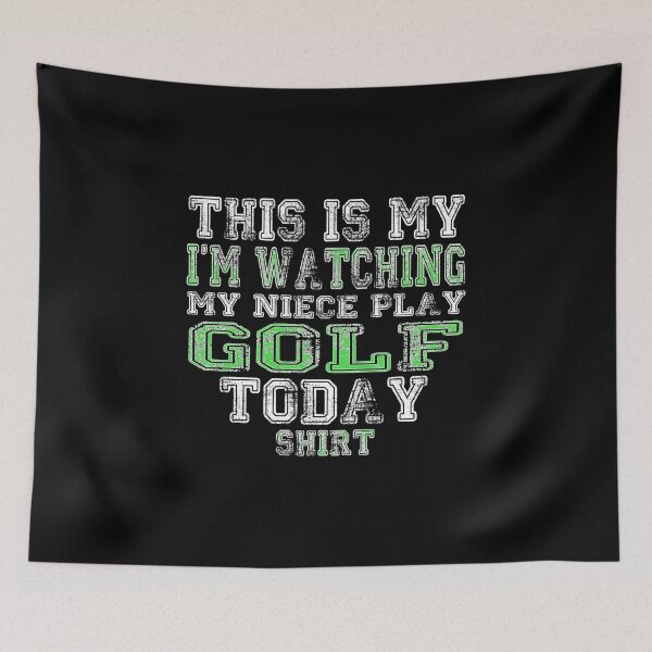 Item preview, This Is My I'm Watching My Niece Play Golf Today Shirt designed and sold by nikkidawn74.