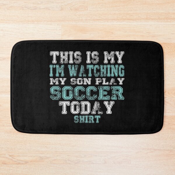 Item preview, This Is My I'm Watching Son Play Soccer Today product print designed and sold by nikkidawn74.