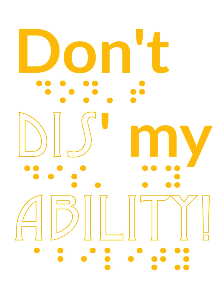 Actually I Can Bold Gold Lettering Motivational Braille  Kids T-Shirt for  Sale by tshirtworld