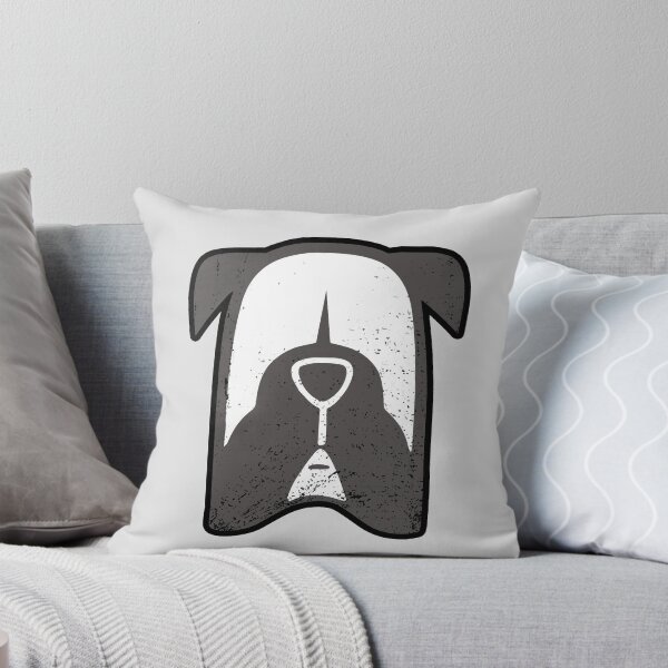 Item preview, Boxer dog shirt - distressed Boxer image - boxer mom - white boxer - gray boxer designed and sold by smooshfaceutd.