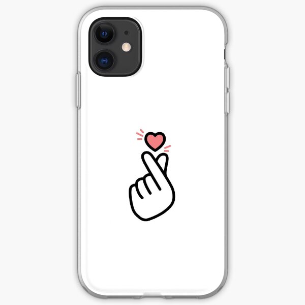 Korean Heart iPhone Soft Case