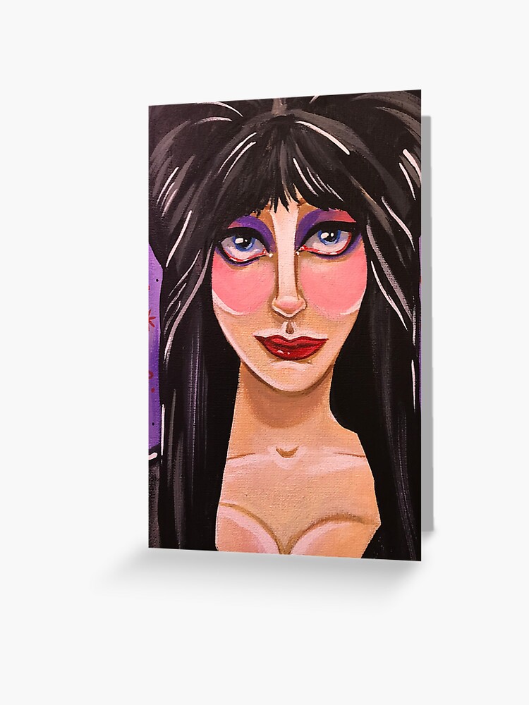 Elvira Mistress of the Dark Coffin Framed Art