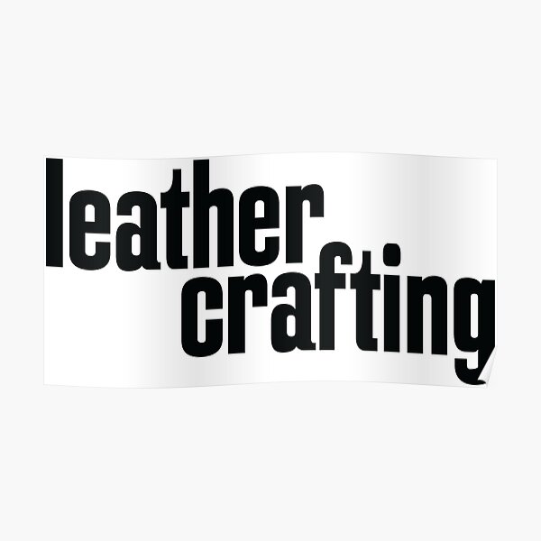 Leather Crafting Poster