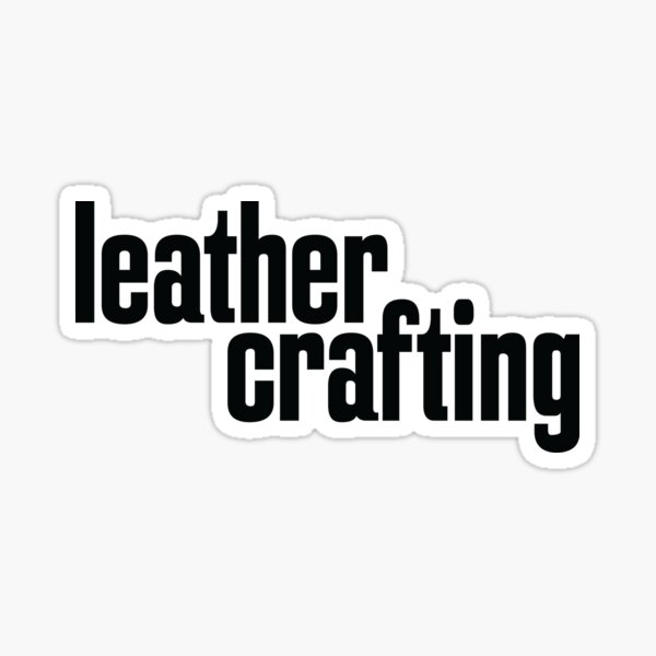Leather Crafting Sticker