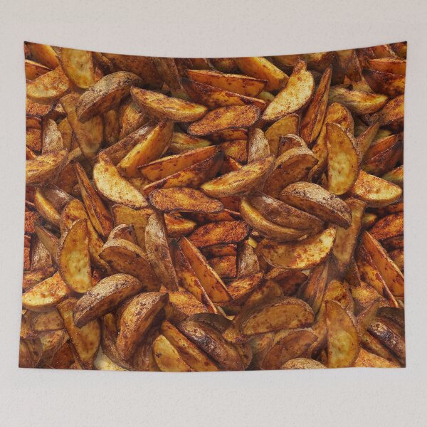 Item preview, Steak Fries Seamless Pattern designed and sold by GroovyRaffRaff.