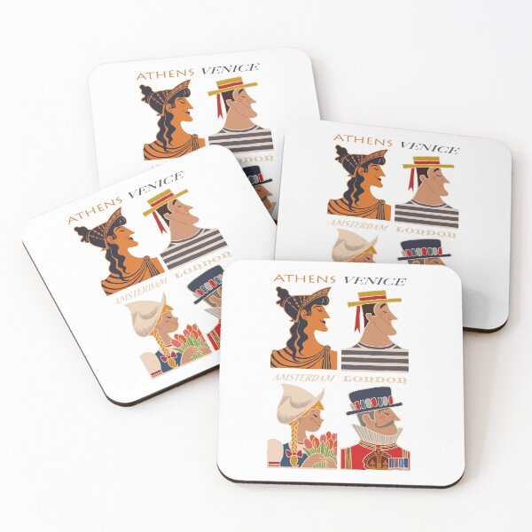 Item preview, European Athens Venice Amsterdam London Travel designed and sold by digitalvintage.