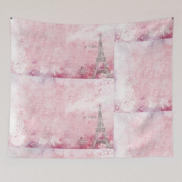 Item preview, Je t'aime I Love You Paris Eiffel Tower Pink Print designed and sold by BalloonPrints.