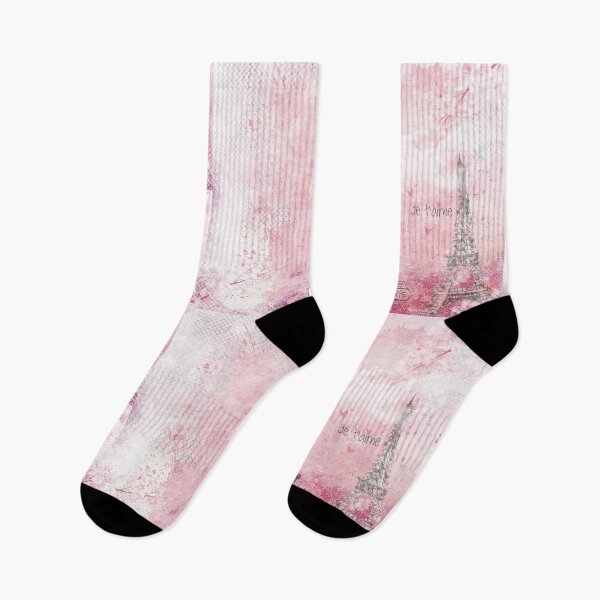 Item preview, Je t'aime I Love You Paris Eiffel Tower Pink Print designed and sold by BalloonPrints.