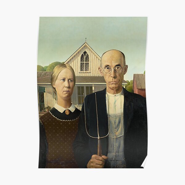 painting gothic couple