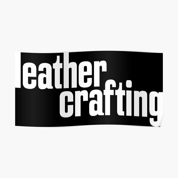 Leather Crafting Poster