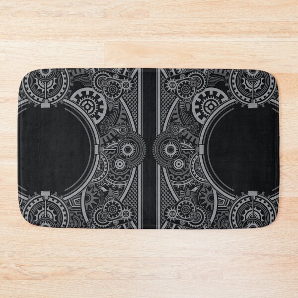 Item preview, Mechanism ornament pattern black artwork. Gears art designed and sold by Olga Chetverikova.