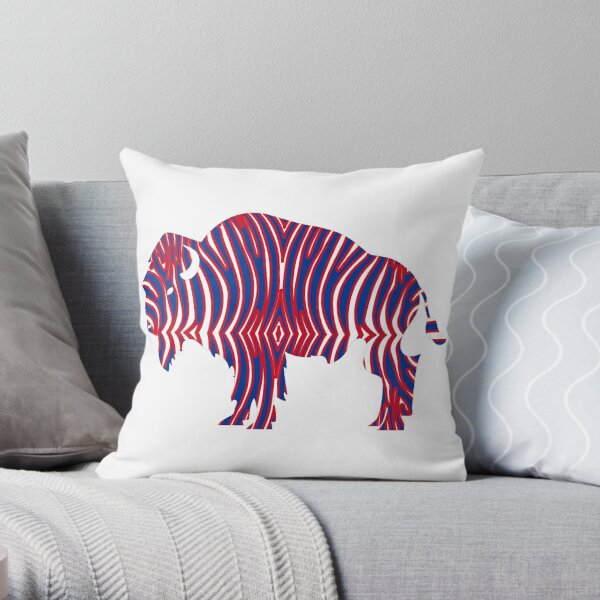 Northwest NFL Buffalo Bills Velvet Stripes Throw Pillow, 16x16