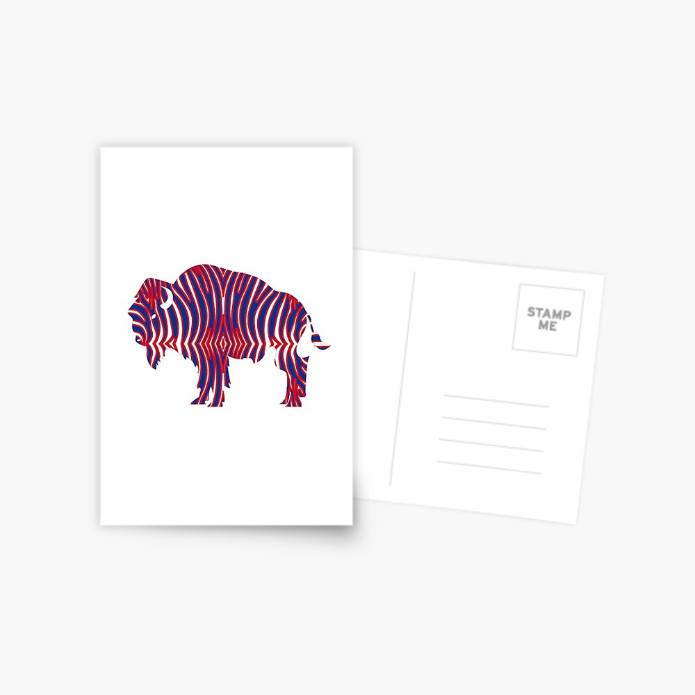 Zebra stripe Buffalo New York Bison Sticker for Sale by ScapegoatPrints