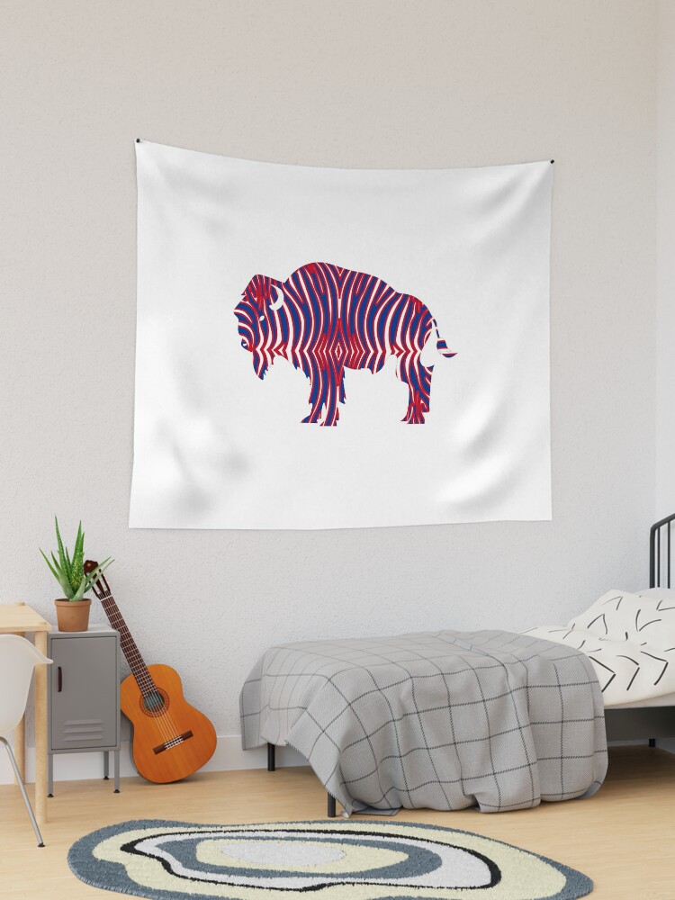 Zebra stripe Buffalo New York Bison Sticker for Sale by ScapegoatPrints