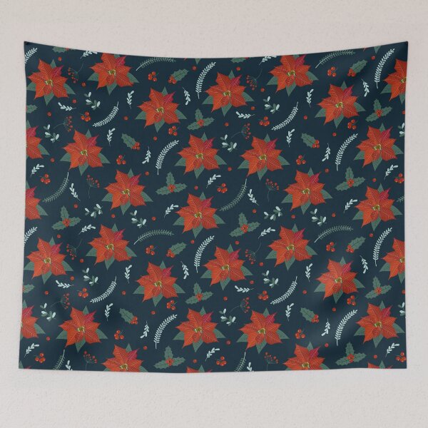 Item preview, Christmas Poinsettia designed and sold by Color Me F*@k!ng Happy.