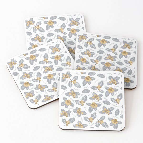 Item preview, Gray Holly Berry designed and sold by Color Me F*@k!ng Happy.
