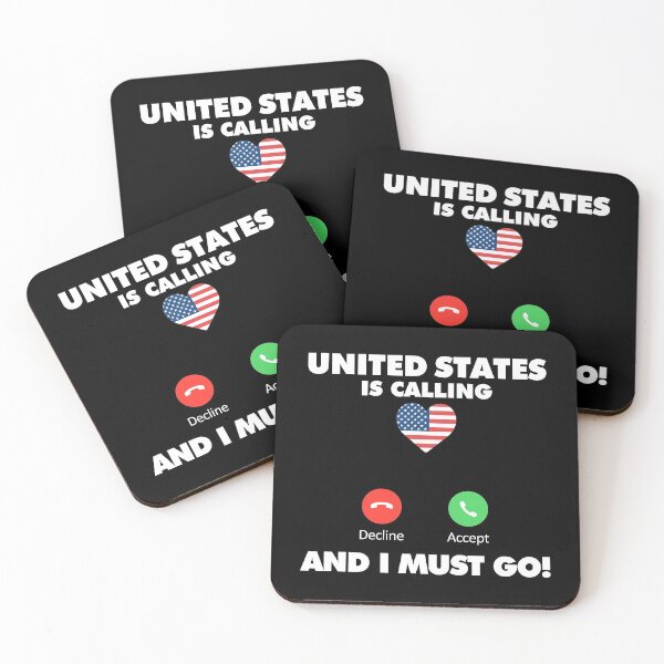 Item preview, America is Calling and I Must Go designed and sold by HelloFromAja.