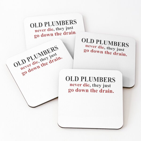 Item preview, Plumbers never Die designed and sold by Visualsplendors.